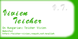 vivien teicher business card